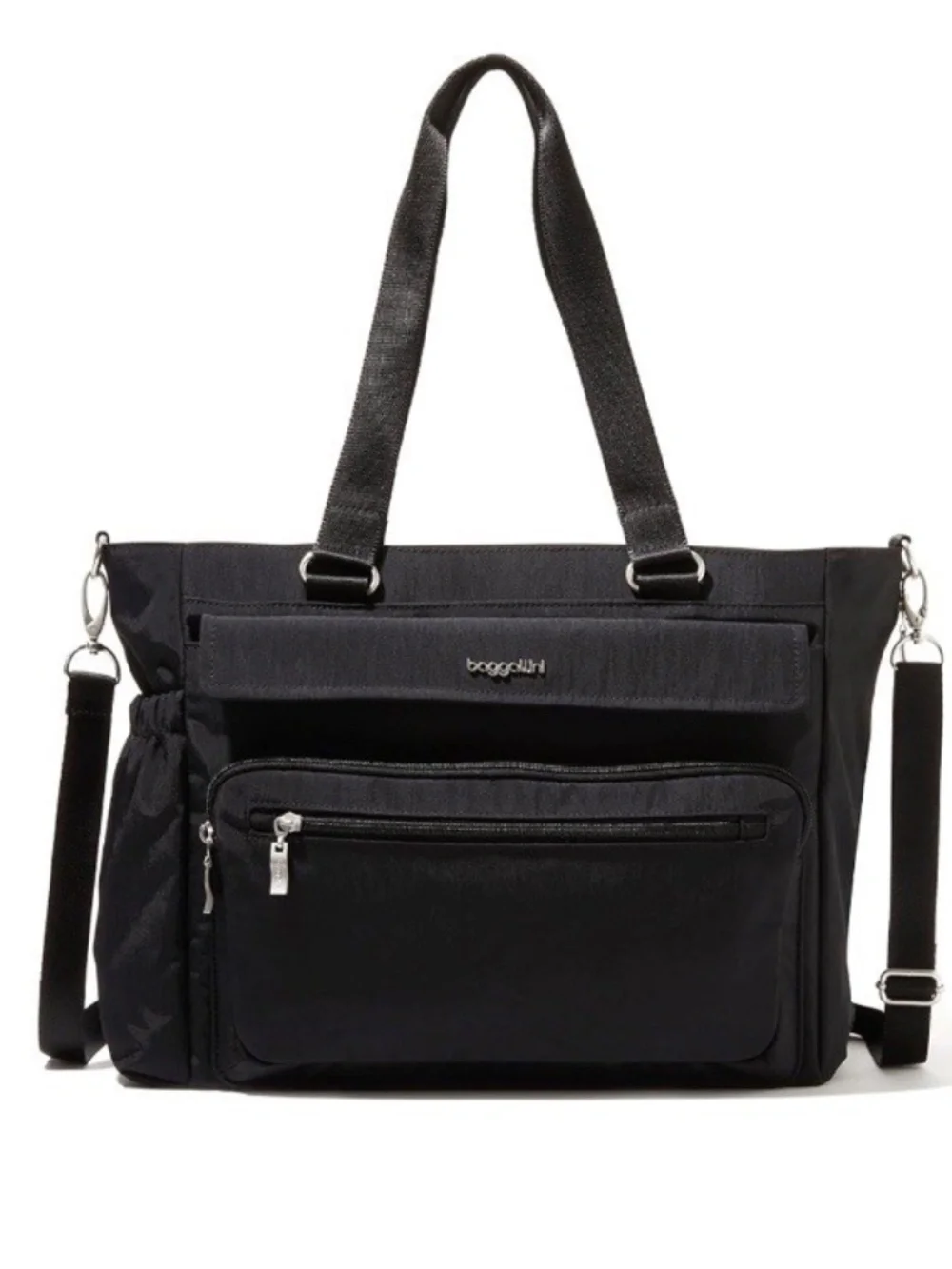 Baggallini Modern Laptop Tote Black NWT - Large Organizer/ Career RFID